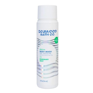 Seaweed Bath Co. Detox Body Wash, Rosemary Mint Scent, 12 Ounce, Shower Gel for Men &amp; Women, Vegan, Paraben Free, Sulfate Free, Cruelty Free