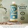 Carolina Castile Soap Gin &amp; Juniper Scented &ndash; Certified Organic Base, High Olive Oil Content, Non-Drying, Made with Organic Oils, Concentrated Body Wash for Men (Gin &amp; Juniper, 32 Fl Oz)