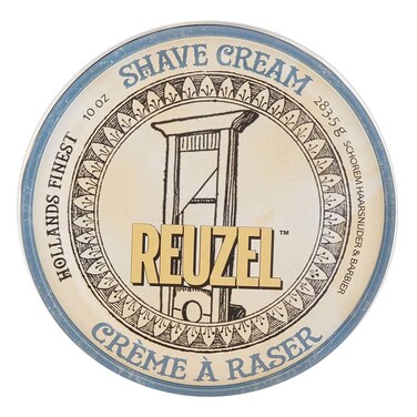 REUZEL Shave Cream, Reduces Cuts &amp; Razor Irritation, Highly Concentrated, Rich Super-Slick Formula, Closest, Most Comfortable Shave, Vegan Formula, 10 oz