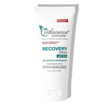 Recovery Cream - PH BALANCE SKINCARE Eczema Cream - Itchy Skin Relief Lotion Treatment For Burns Dermatitis Psoriasis - All Natural No Fragrance Cruelty Oil &amp; Paraben Free 2oz