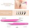 SIVOTE Eyelash Extension Tweezers for Classic &amp; Volume Lashes, 5-Pack, Pink