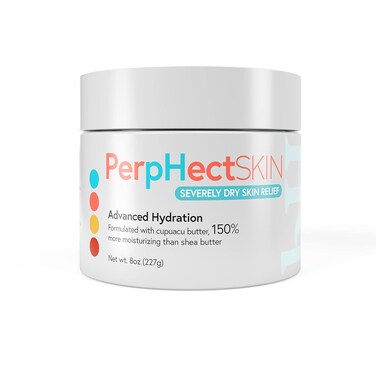 Severely Dry Skin Relief Cream with Cupuacu Butter, Shea Butter. Lightweight Moisturizer for Body &amp; Face Moisturizer, Face Cream, 8 Oz