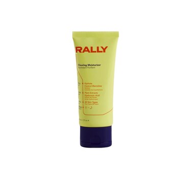 RALLY Plant-Based Gel Cream Facial Moisturizer   Hydrate + Soothe   Control Oil + Clear Breakouts   Healthy Skin for Teens + Athletes 2 OZ