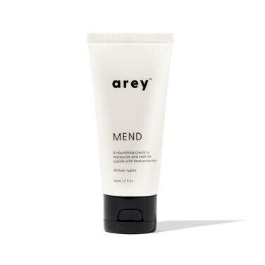 Arey Mend Heat Protectant Leave-In Conditioner   Detangles, Rehydrates, Strengthens and Protects Hair up to 450&deg;F   Vegan, Cruelty-Free &amp; Gluten-Free (2 Fl Oz)