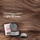 Got? Roots - Pigment Infused Root Touch Up Kit for Light Brown Hair - Temporary Thinning &amp; Gray Cover Up, Brow Filler &amp; Hairline Powder - 0.14 OZ Tub