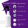 Allegro Combs Plastic Spray Bottle For Water Cleaning Solutions Hair Cutting Mister Squirt Bottle Empty For Plants Oil BBQ Aerosol Made In The USA 16 Oz. 1 Pc. (White)