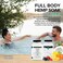 Spazazz Full Body Hemp Soak - 1000mg Hemp - Spa Hot Tub &amp; Bath Aromatherapy Bath Salt Crystals - 538g/19oz (Reset 06)