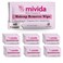 mivida 60 Count Individually Wrapped Makeup Remover Wipes With Vitamin E   Fragrance-Free, Alcohol-Free Hypoallergenic single make up removing wipes   Hotel Travel Size Toiletries