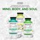 RX Therapy Spa and Hot Tub Aromatherapy Scented Relaxation Bath Salt Crystals - Mind Body and Soul Bundle Gift Set (19 Oz) Includes 5 Point Full Body Massage Tool &amp; Hot Cold Towel (19OZ 3 Pack)