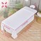 Massage Table Sheets Sets &ndash; 4 Set Bundle, 120GSM Double Brushed Microfiber, Premium Massage Sheets Sets, Spa Bed Sheets for Esthetician, Wrinkle &amp; Oil Resistant, White