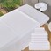 Massage Table Sheets Sets &ndash; 4 Set Bundle, 120GSM Double Brushed Microfiber, Premium Massage Sheets Sets, Spa Bed Sheets for Esthetician, Wrinkle &amp; Oil Resistant, White