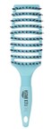 Flex Brush &ndash; Vented Hair Brush (XL) for Blow Drying, Flexible Bristle Flex Brush for Women &amp; Kids, Detangling, Massages Scalp for Hair Growth, Lightweight for Faster Drying (Blue)