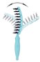 Flex Brush &ndash; Vented Hair Brush (XL) for Blow Drying, Flexible Bristle Flex Brush for Women &amp; Kids, Detangling, Massages Scalp for Hair Growth, Lightweight for Faster Drying (Blue)