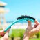 Flex Brush &ndash; Vented Hair Brush (XL) for Blow Drying, Flexible Bristle Flex Brush for Women &amp; Kids, Detangling, Massages Scalp for Hair Growth, Lightweight for Faster Drying (Blue)