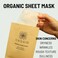 ORGAID Organic Sheet Mask   Made in USA (Anti-aging &amp; Moisturizing, pack of 4)