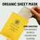 ORGAID Organic Sheet Mask   Made in USA (Vitamin C &amp; Revitalizing, pack of 4)
