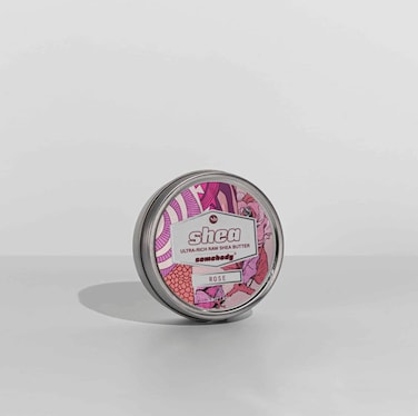 Somebody Raw Organic Shea Butter - Moisturize, Protect and Soften Skin (Rose 3.5oz)