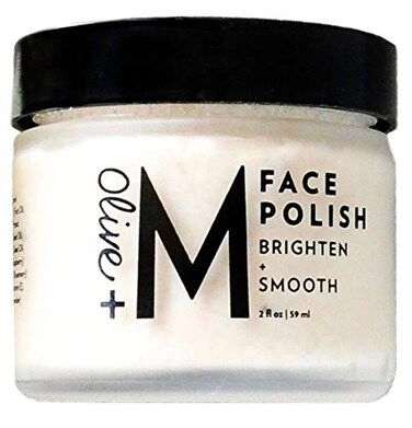 Organic Face Polish, Face Scrubber, Face Exfoliator Scrubber, Facial Mask, Blackhead Remover for Face - Complete Facial Skin Care, Personal Care and Spa Essential, Vegan (2 fl. oz. / 59 ml)