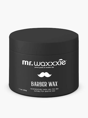 Mr Waxxxie Microwaveable Barber Wax 6.7 fl oz - Men's Hair Removal Beard Wax to Tidy up Edges and Remove Stray Hairs