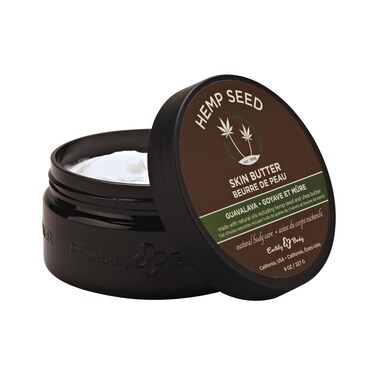 Hemp Seed Skin Butter - 8 oz. - Total Body Moisturizer - Hemp Seed Oil, Jojoba Oil, Shea Butter - Vegan &amp; Cruelty Free