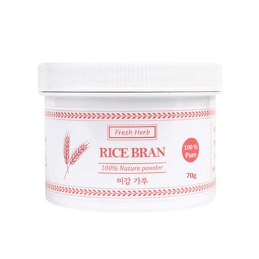 Korean Rice Bran Powder 70g Pure Natural Powder, Facial Mask Ingredient