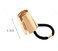 Gothic Punk Metal Ponytail Holder - 2PCS Hair Ties, Cuffs with Buckles, Hair Ropes and Rings for Thin Hair (Gold + Silver)
