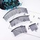 10 PCS Metal Wire Hair Clips and Barrettes - 10 Teeth/4cm Twist Bridal Combs, Veil Hair Pins for Wedding Party Bulk Pack for Women and Girls (Black)
