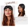 CAKURE Sequins Headbands Criss Cross Hairbands Stretchy Head Bands African Head Wrap Breathable Fabric Head Bands Hair Accessories for Women and Girls Pack of 1 (Black)