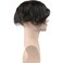Hair Replacement for Men Thin Skin Toupee Mono Lace Top Men's Hair Pieces Replacement System #3 Dark Brown Color Human Hair Men's Wig 10x8inch