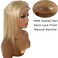 12inch Men's Hairpiece European Human Hair Toupee 10x8inch HD Swiss Lace Super Thin Skin Back Hair Replacement Wig #613 Blonde Color for Men and Women