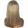 12inch Men's Hairpiece European Human Hair Toupee 10x8inch HD Swiss Lace Super Thin Skin Back Hair Replacement Wig #613 Blonde Color for Men and Women
