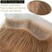 Men Forehead Hairline Toupee HD Invisible Lace Hairline Lace front Skin PU Back Man Hairpieces Frontal Hair Topper for Receding Replacement Systems (7.08x1.57INCH, #21 Ash Blonde Color)