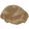 Swiss Full Lace Men&rsquo;s Toupee European Real Human Hair Replacement for Men Hairpiece #18 Ash Blonde Brown Color