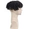 Toupee for Men European Human Hair Replacement System Hairpieces Soft Thin Super Full Swiss Lace Toupee 10&rdquo;x8&rdquo; Base Small Curly Natural Black Color