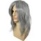 Swiss Full Lace Men&rsquo;s Toupee Real Human Hair 1B Mixed 80% Grey Synthetic Hair Replacement for Men Hairpiece 12inch Long Hair