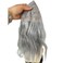 Swiss Full Lace Men&rsquo;s Toupee Real Human Hair 1B Mixed 80% Grey Synthetic Hair Replacement for Men Hairpiece 12inch Long Hair