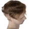 Bald Spot Hair Patch Toupee for Men 3.15x3.15inches Full PU Skin Base Cover-up Human Hair Topper Replacement Systems (#4 Light Brown Color)