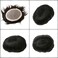 Toupee for Men 6&rdquo;x8&rdquo; European Virgin Human Hair Replacement Systems Men&rsquo;s Hairpiece Mono Lace Top with Durable PU Around Medium Light Density 1B Black Color