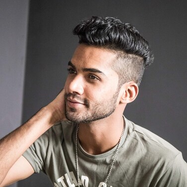 Toupee for Men 6&rdquo;x8&rdquo; European Virgin Human Hair Replacement Systems Men&rsquo;s Hairpiece Mono Lace Top with Durable PU Around Medium Light Density 1B Black Color