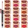 QiBest 12 Colors Lip Liner Pencil Waterproof Non-Marking Matt Velvet Lipstick Pen （12Pcs Lot Set）