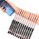 QiBest 12 Colors Lip Liner Pencil Waterproof Non-Marking Matt Velvet Lipstick Pen （12Pcs Lot Set）