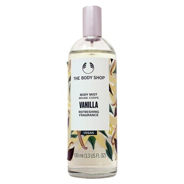 The Body Shop Vanilla Body Mist &ndash; Refreshes and Cools with a Sweet Scent &ndash; Vegan &ndash; 3.3 oz