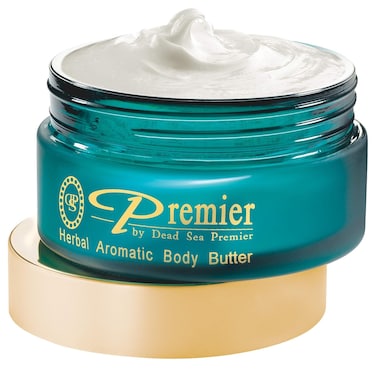 Premier Dead Sea Aromatic Body Butter &ndash; Herbal, Hydrating Shea Body Butter for Women &amp; Men, Moisturizing, Firming &amp; Anti-Aging Cream for Dry Skin, Hand &amp; Body, 5.95 Fl.oz