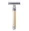 Edwin Jagger Double Edge Safety Razor With Long Handle (Blue) (Ivory Rubber)