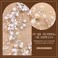 BARTOSI Pearl Bridal Headband Silver Pearl Tassel Wedding Hair Accessories Prom Headpiece for Women and Brides