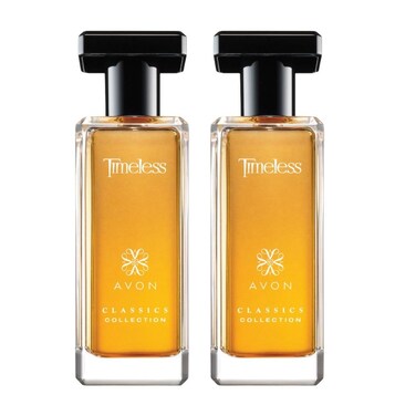 AVON Classics Timeless Cologne Spray 1.7 Ounce - Pack of 2 - Authentic