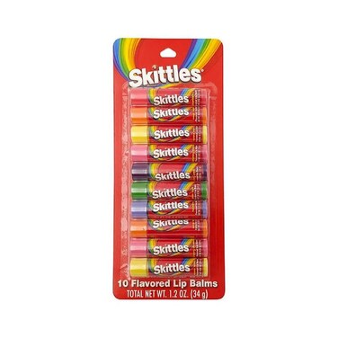 Taste Beauty Skittle Flavored Lip Balm, 10 Pack