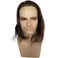 12" Long Hair Men's Toupee Hair Replacement Systems Swiss Lace Front Natural Hairline Hairpieces Thin Skin PU V-looped 10"x8" Straight Hair(#4 Medium Brown Color)