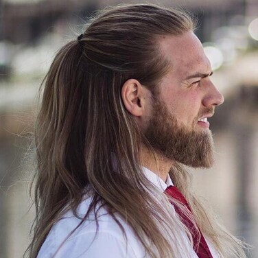 12" Long Hair Men's Toupee Hair Replacement Systems Swiss Lace Front Natural Hairline Hairpieces Thin Skin PU V-looped 10"x8" Straight Hair(#4 Medium Brown Color)