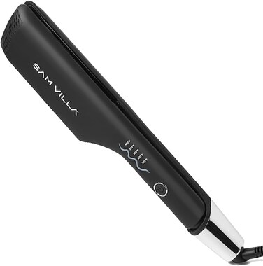 Sam Villa Pro Results Double-Barrel Hair Waver Iron with Variable Temperature Settings 1 Count (Pack of 1)